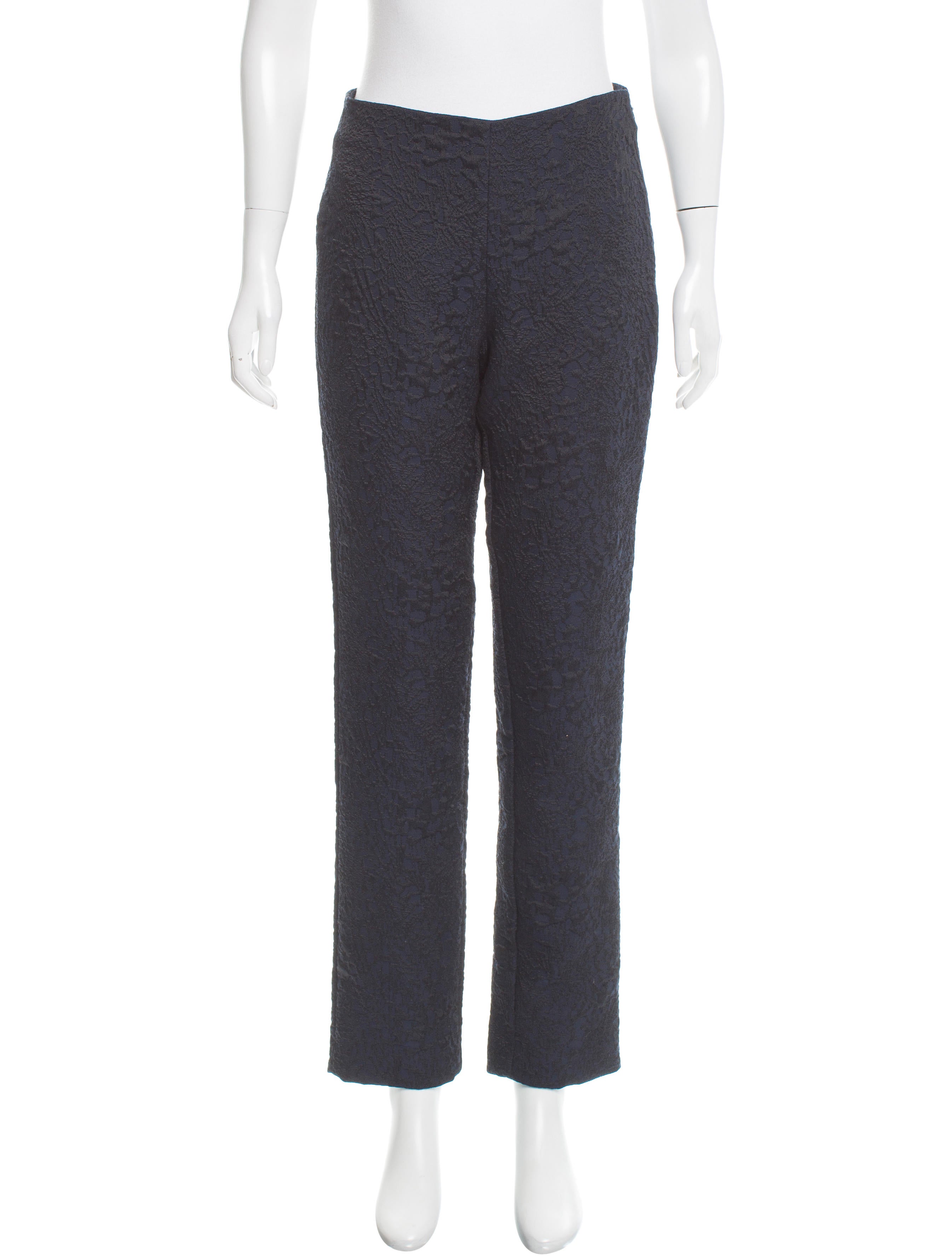 Amen. Jacquard Straight-Leg Pants w/ Tags
