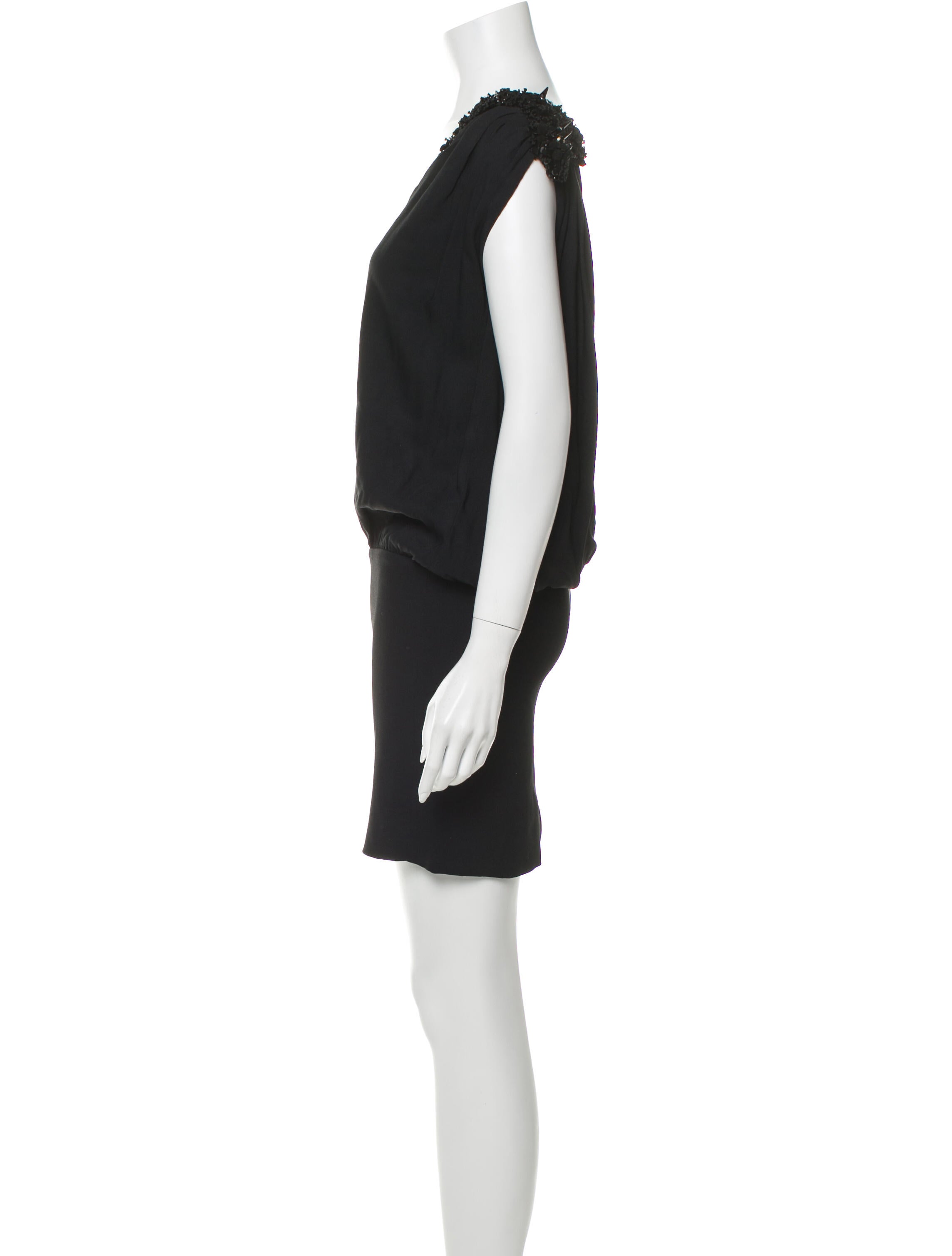 Amen. V-Neck Mini Dress