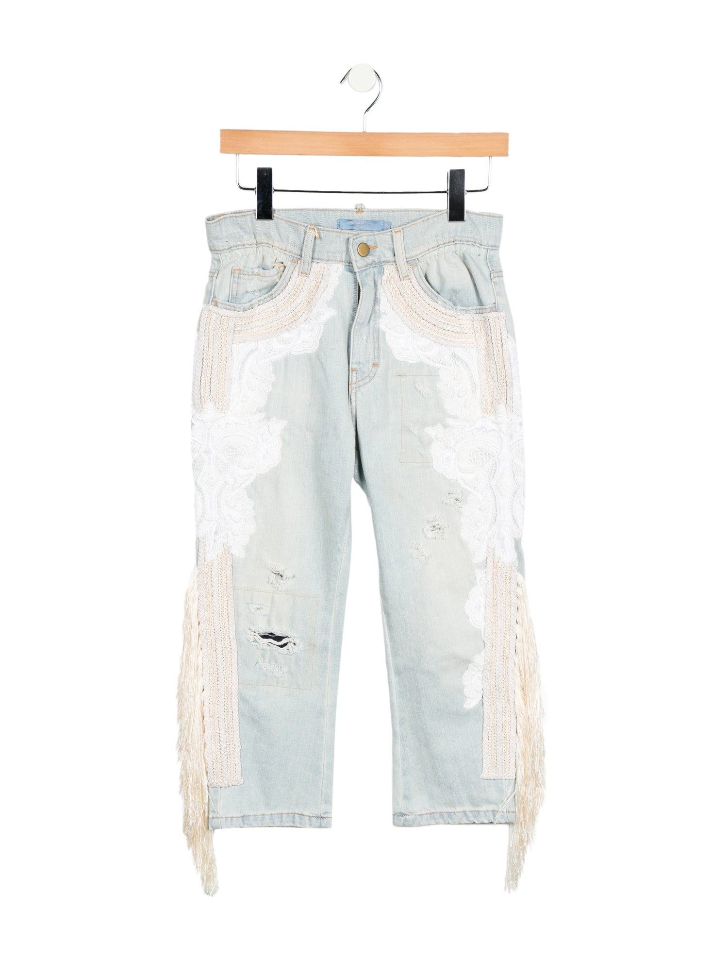 Amen. Mid-Rise Straight Leg Jeans
