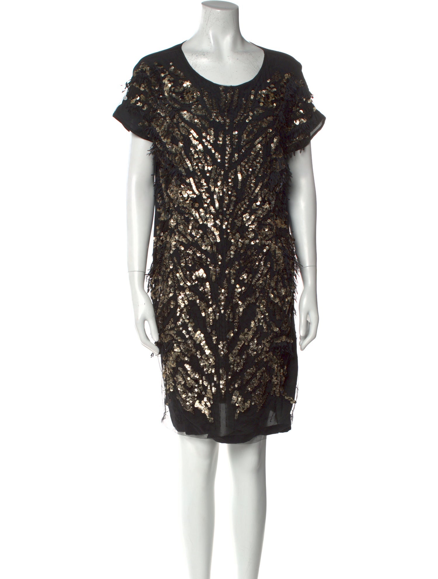 Amen. Silk Knee-Length Dress