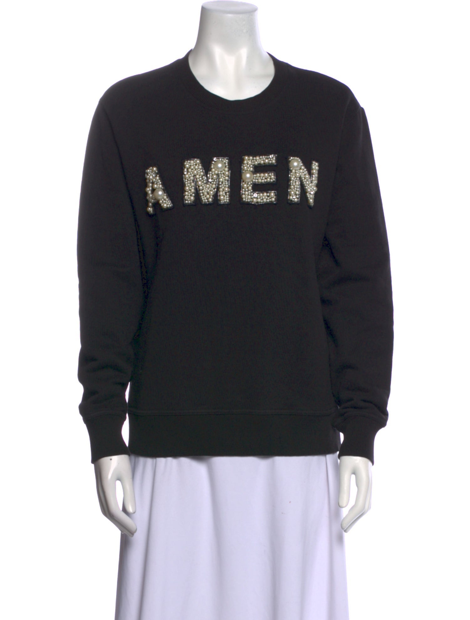 Amen. Graphic Print Crew Neck Sweatshirt