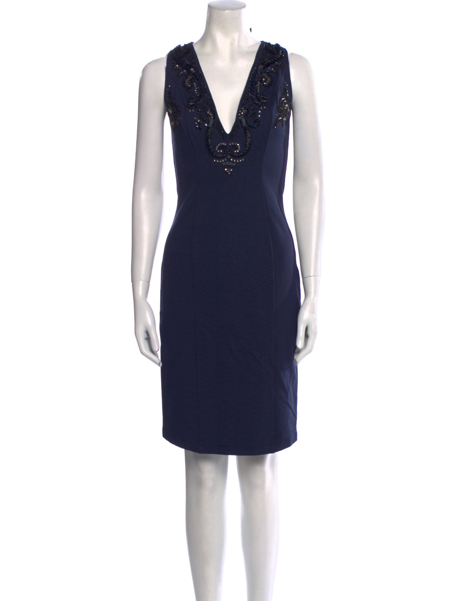 Amen. V-Neck Knee-Length Dress