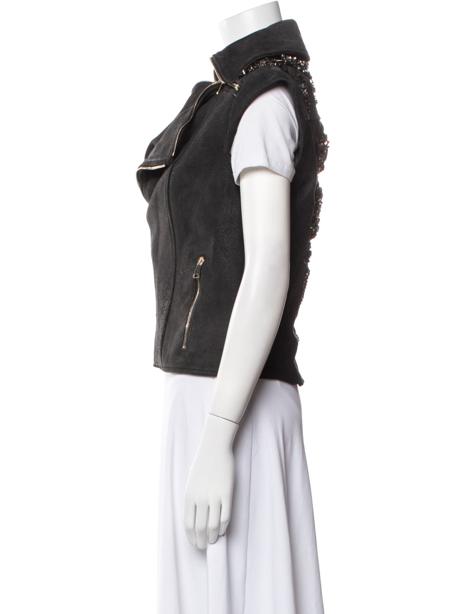 Amen. Leather Biker Jacket