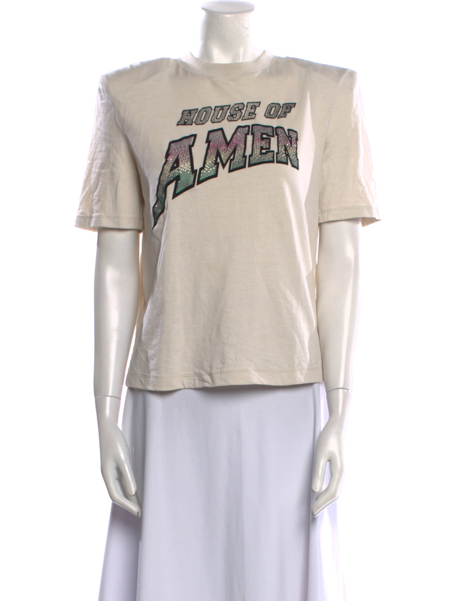 Amen. Graphic Print Crew Neck T-Shirt