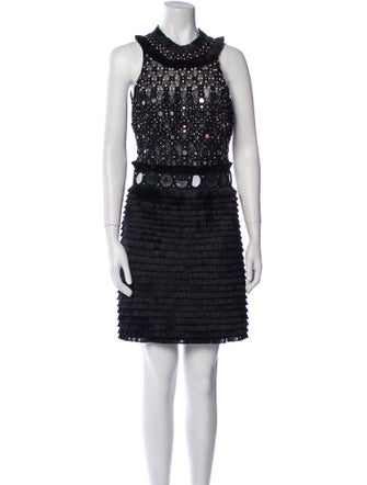 Amen. Crew Neck Mini Dress