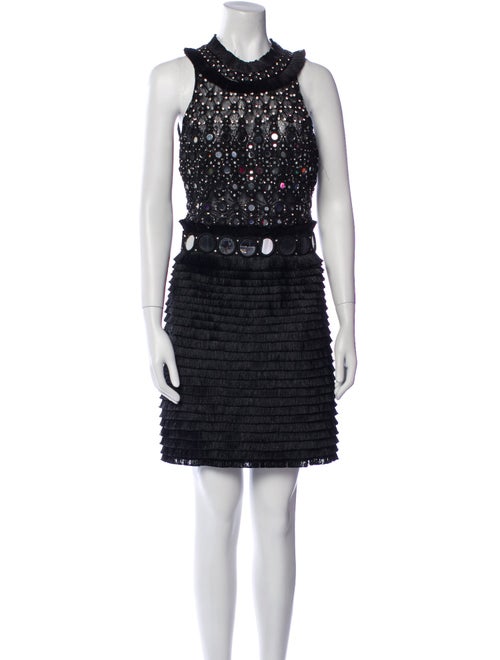 Amen. Crew Neck Mini Dress