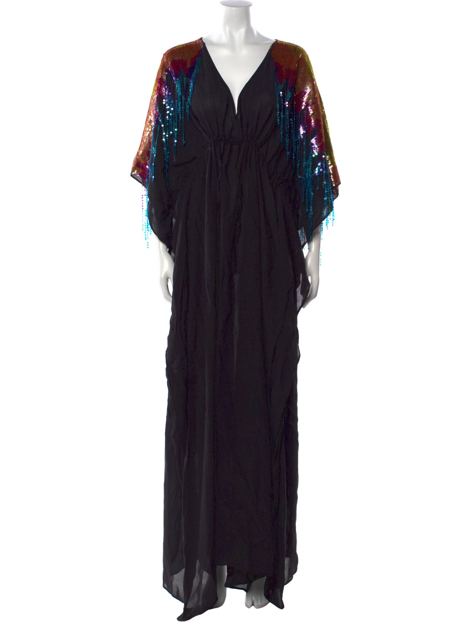 Amen. V-Neck Long Dress