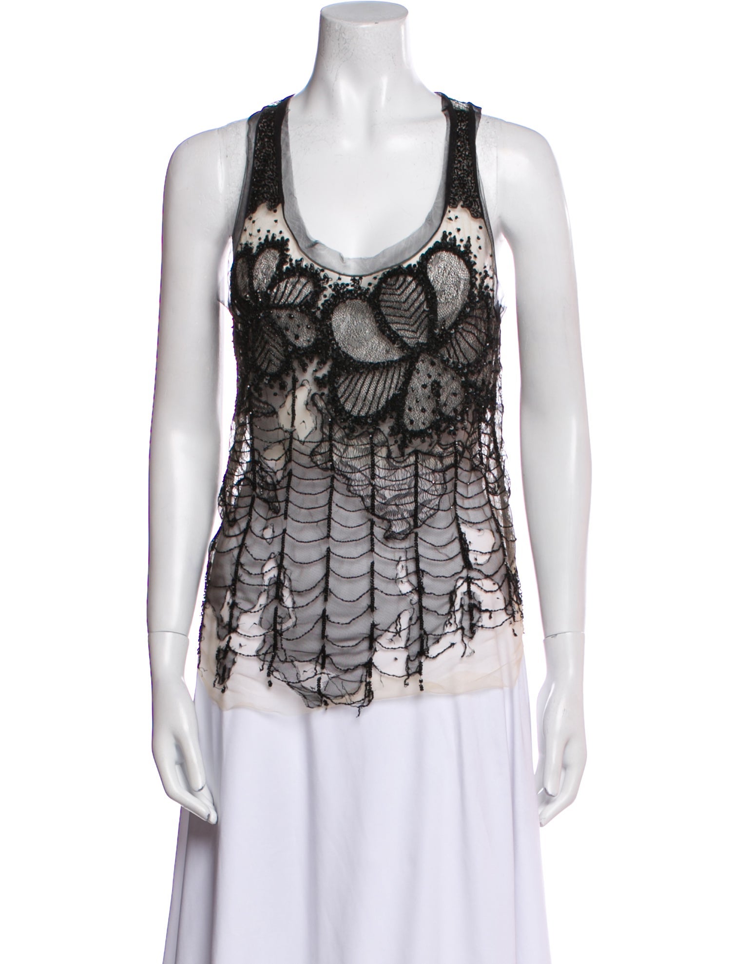 Amen. Lace Lace Pattern Top