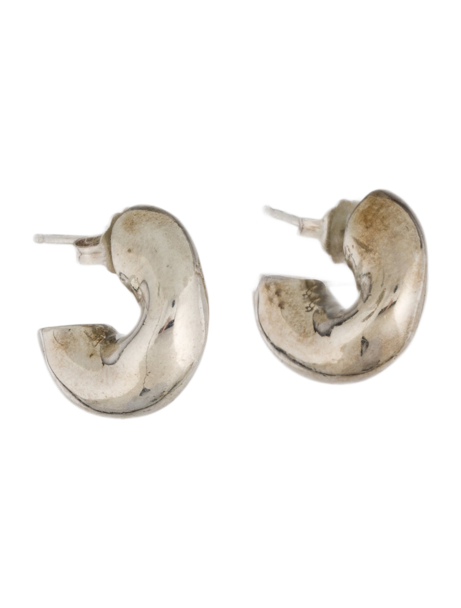 Agmes Small Dahlia Hoop Earrings