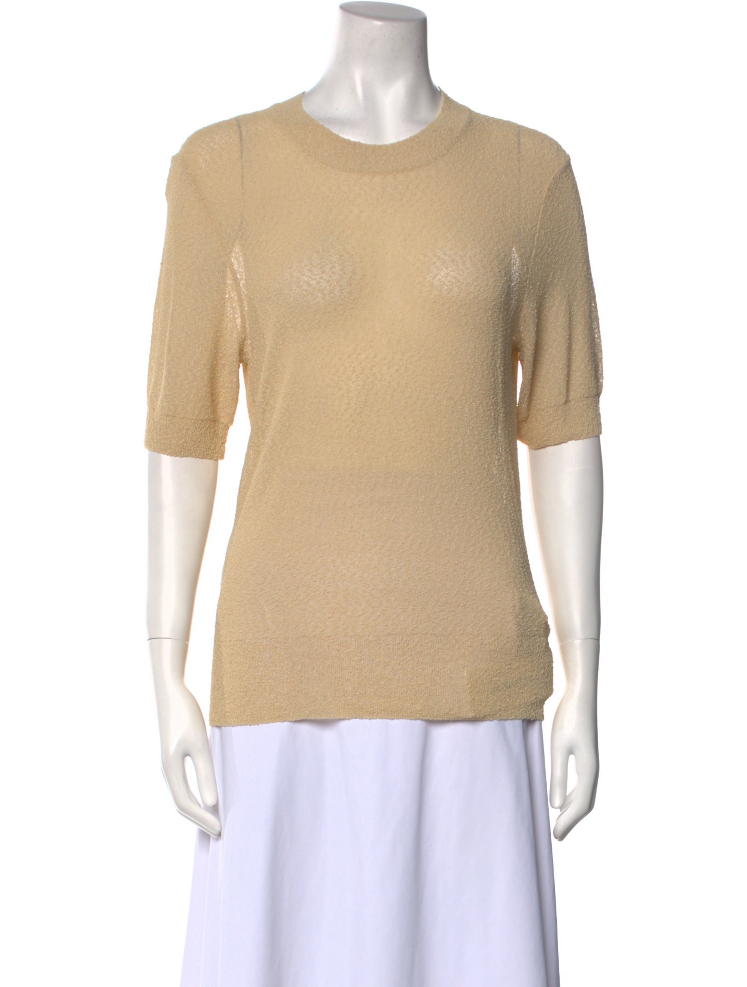 AMI Alexandre Mattiussi Scoop Neck Short Sleeve T-Shirt w/ Tags