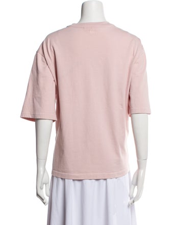 AMI Alexandre Mattiussi Graphic Print Crew Neck T-Shirt