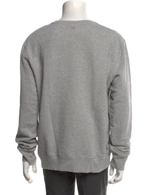 AMI Alexandre Mattiussi Graphic Print Crew Neck Pullover