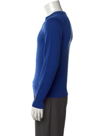 AMI Alexandre Mattiussi Merino Wool Crew Neck Pullover