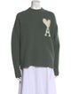 AMI Alexandre Mattiussi Alpaca Mock Neck Sweater