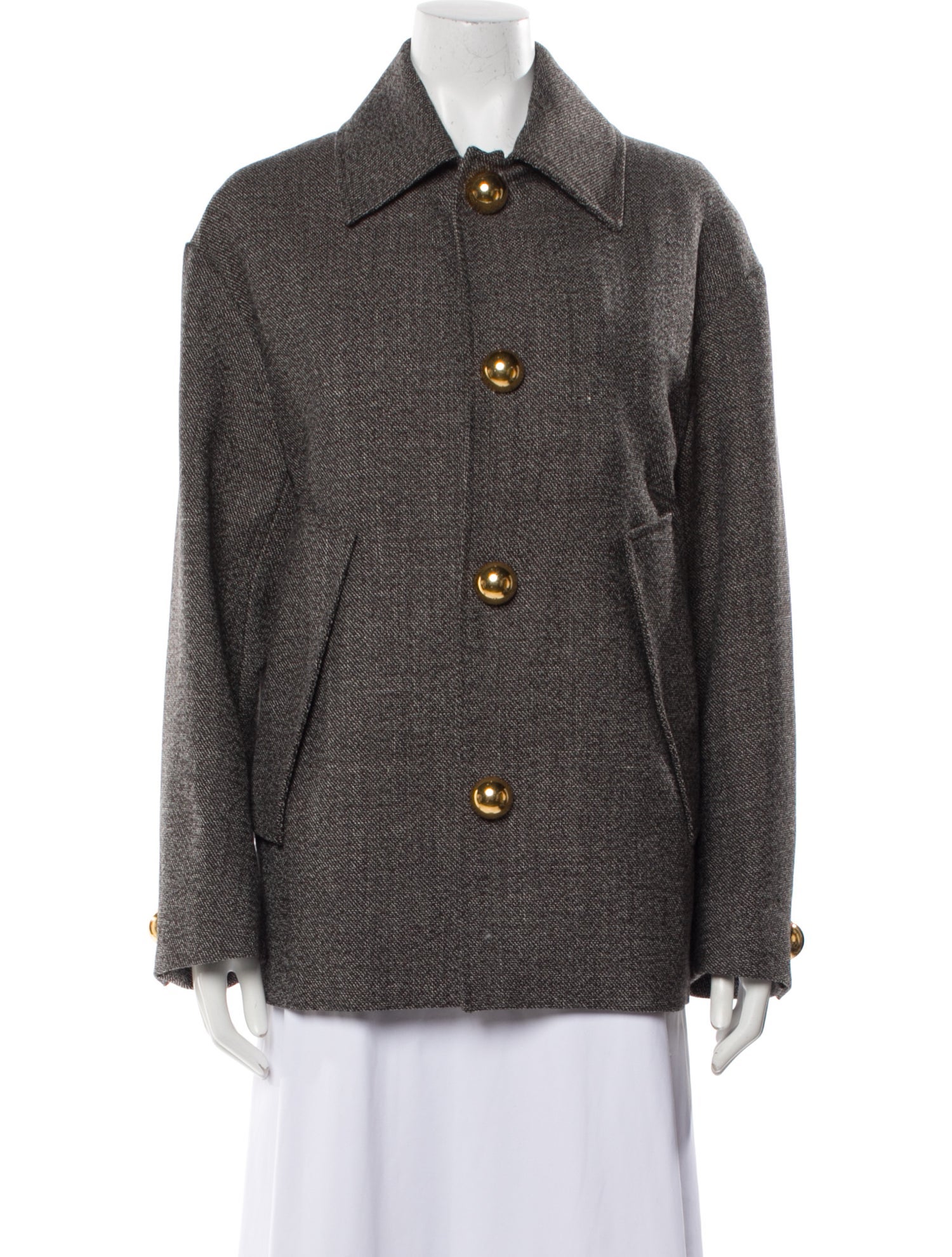 AMI Alexandre Mattiussi Printed Coat w/ Tags