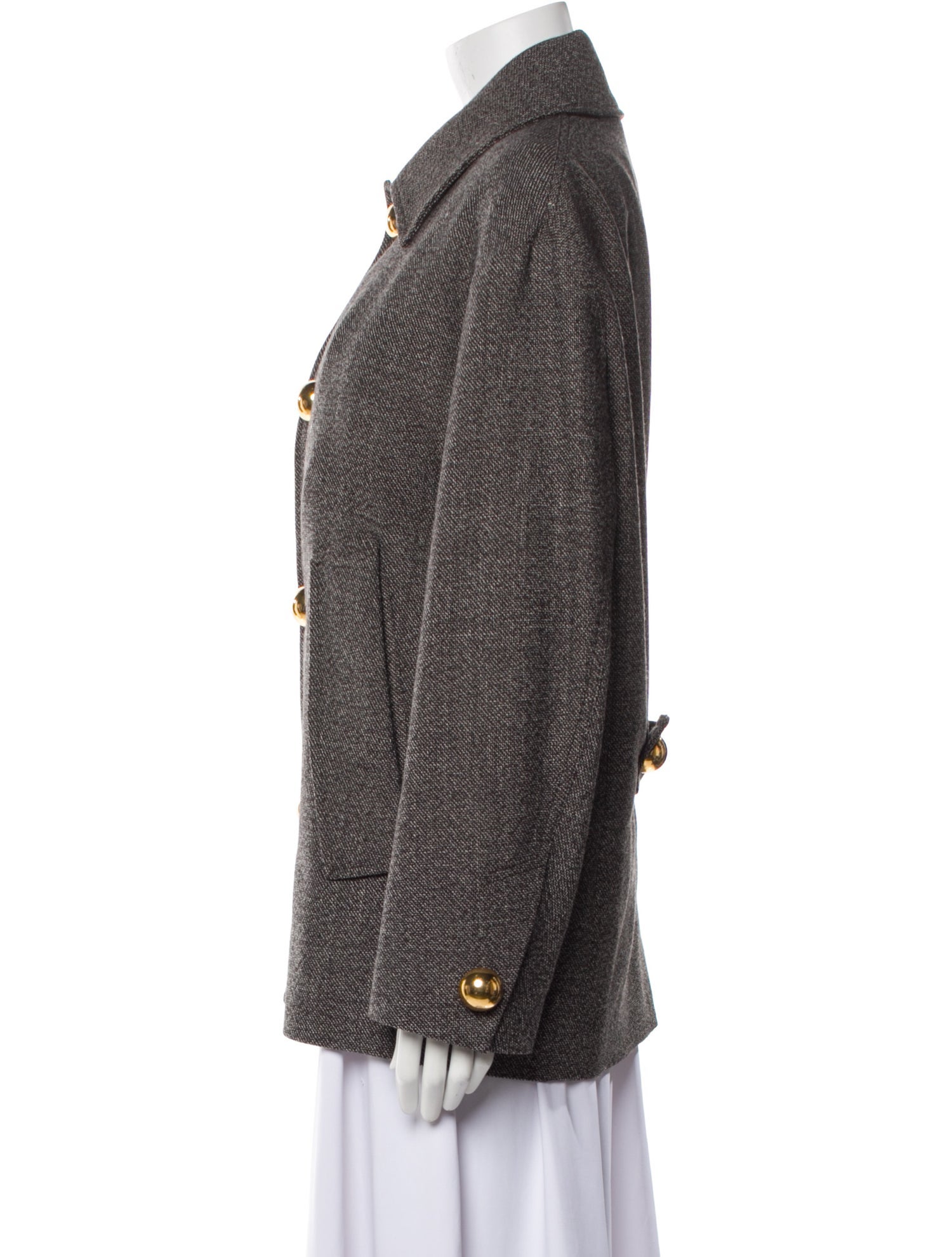 AMI Alexandre Mattiussi Printed Coat w/ Tags