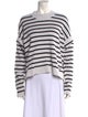 AMI Alexandre Mattiussi Striped Mock Neck Sweater