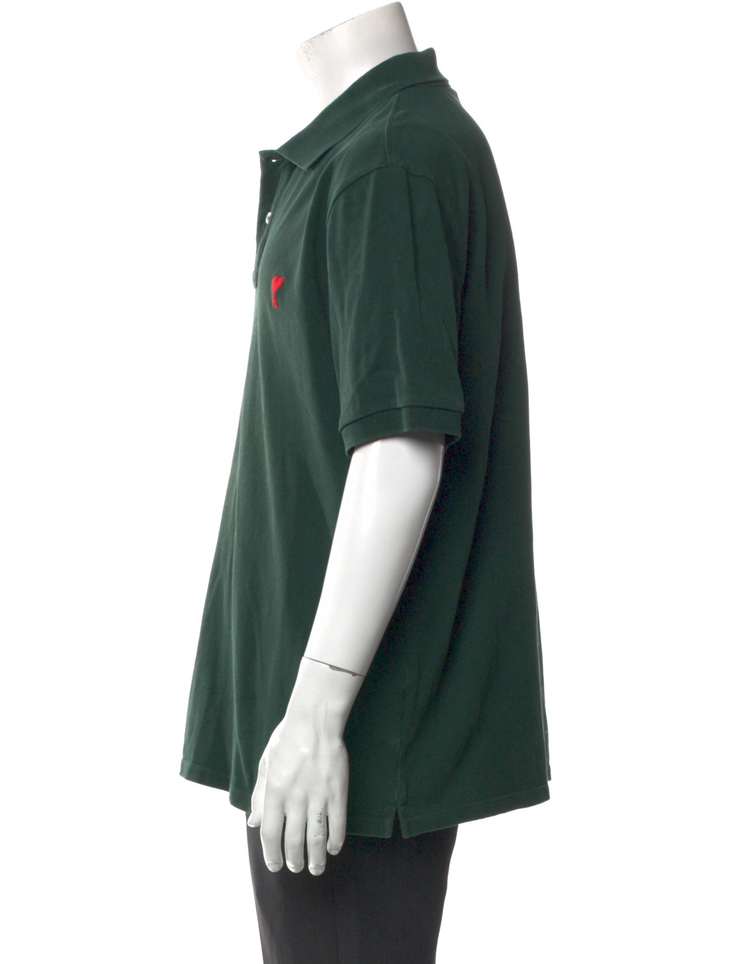 AMI Alexandre Mattiussi Crew Neck Short Sleeve Polo Shirt