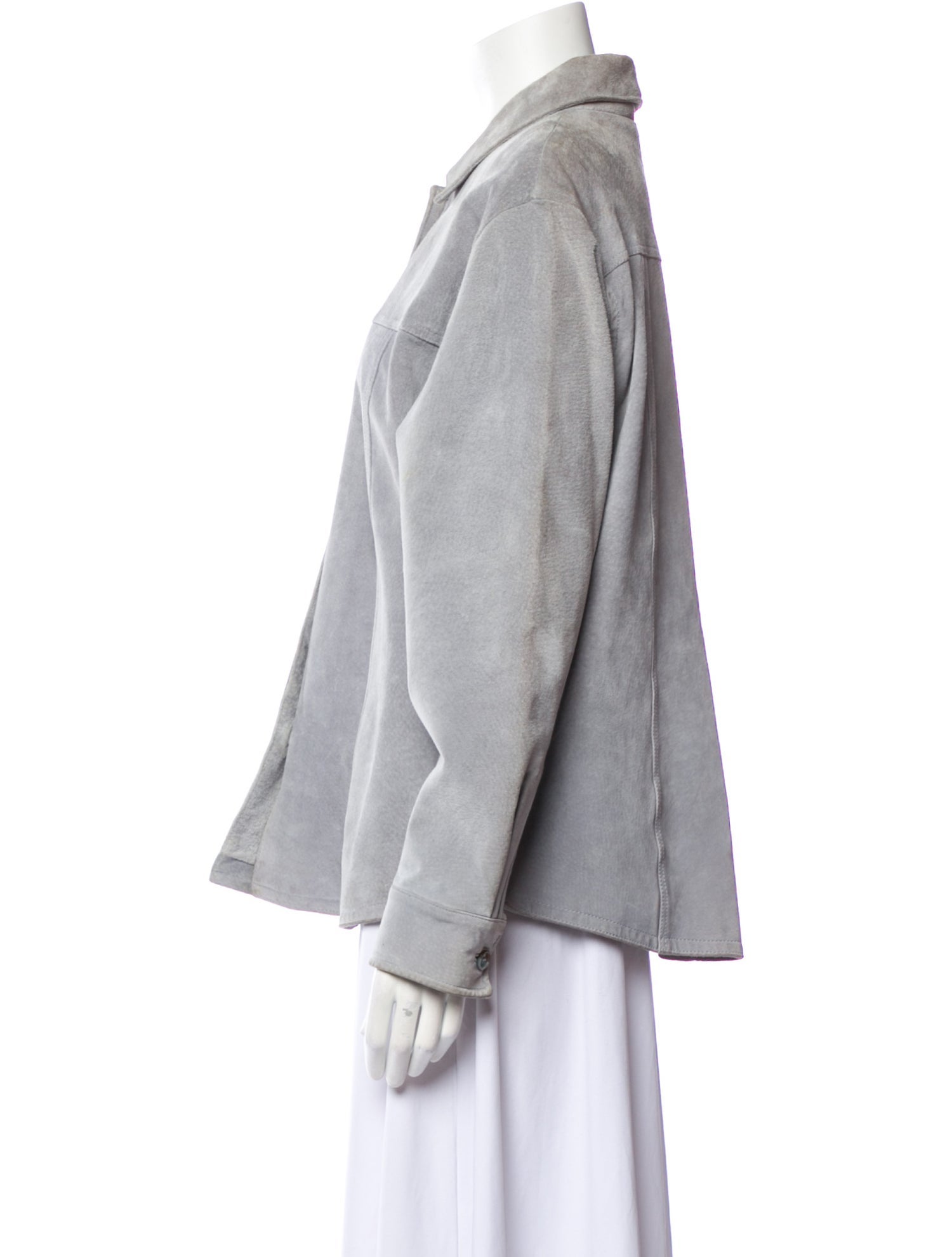 AMI Alexandre Mattiussi Leather Denim Jacket