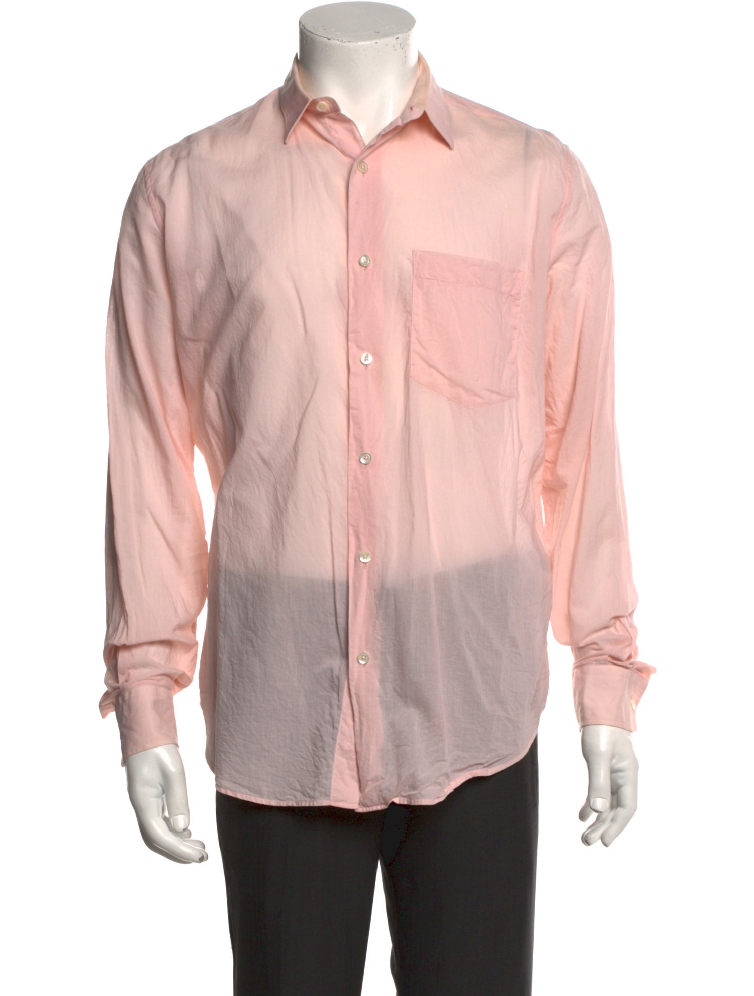 AMI Alexandre Mattiussi Long Sleeve Dress Shirt