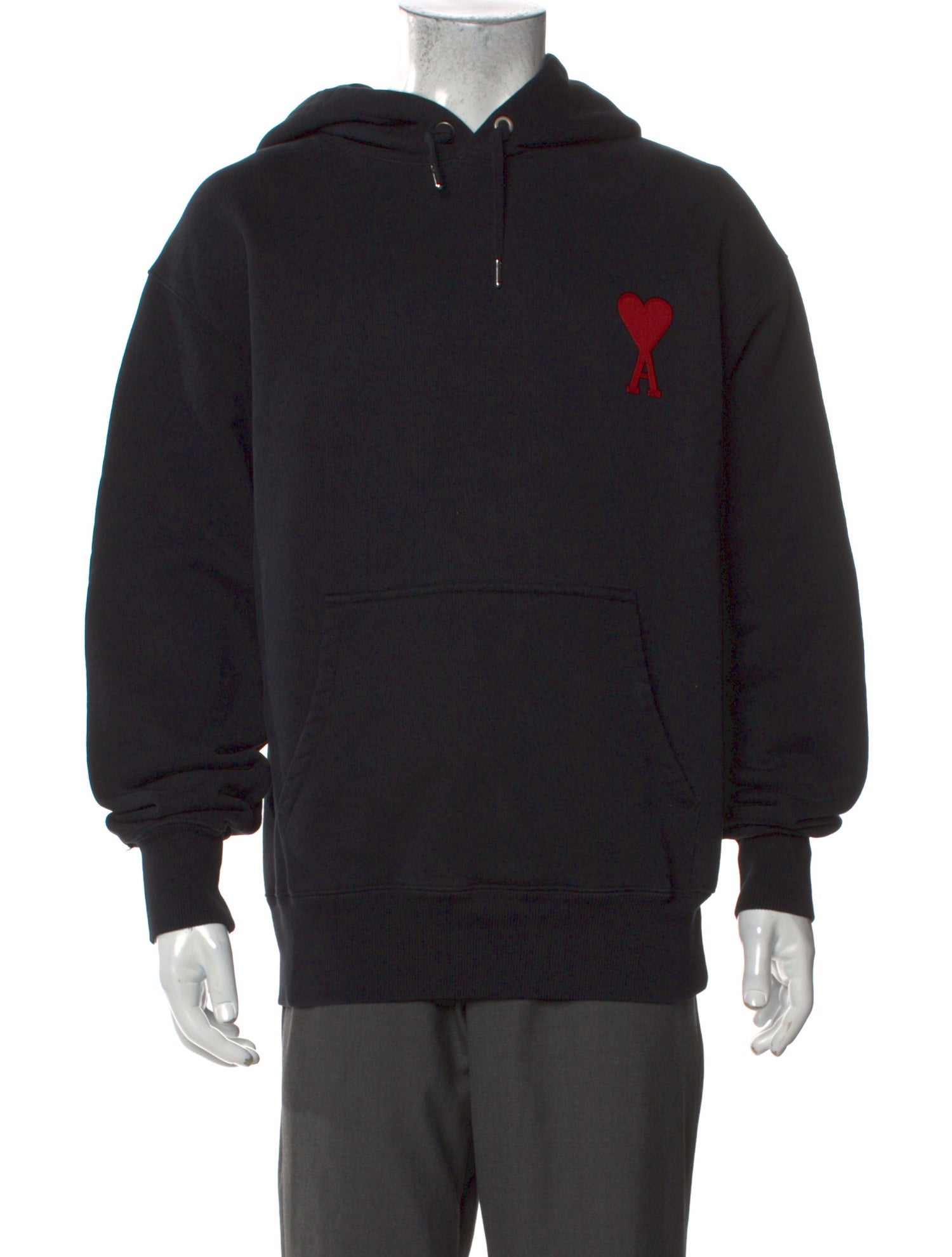 AMI Alexandre Mattiussi Graphic Print Crew Neck Hoodie