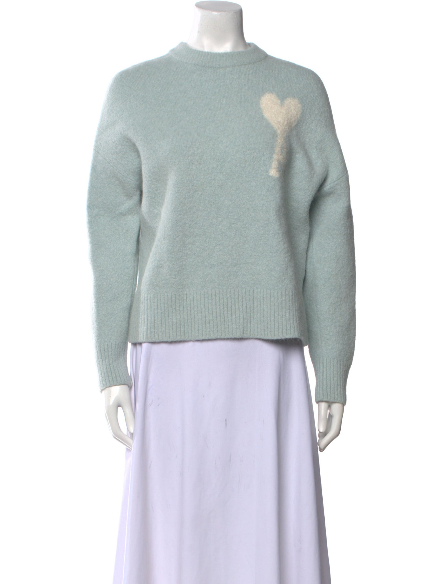AMI Alexandre Mattiussi Alpaca Crew Neck Sweater