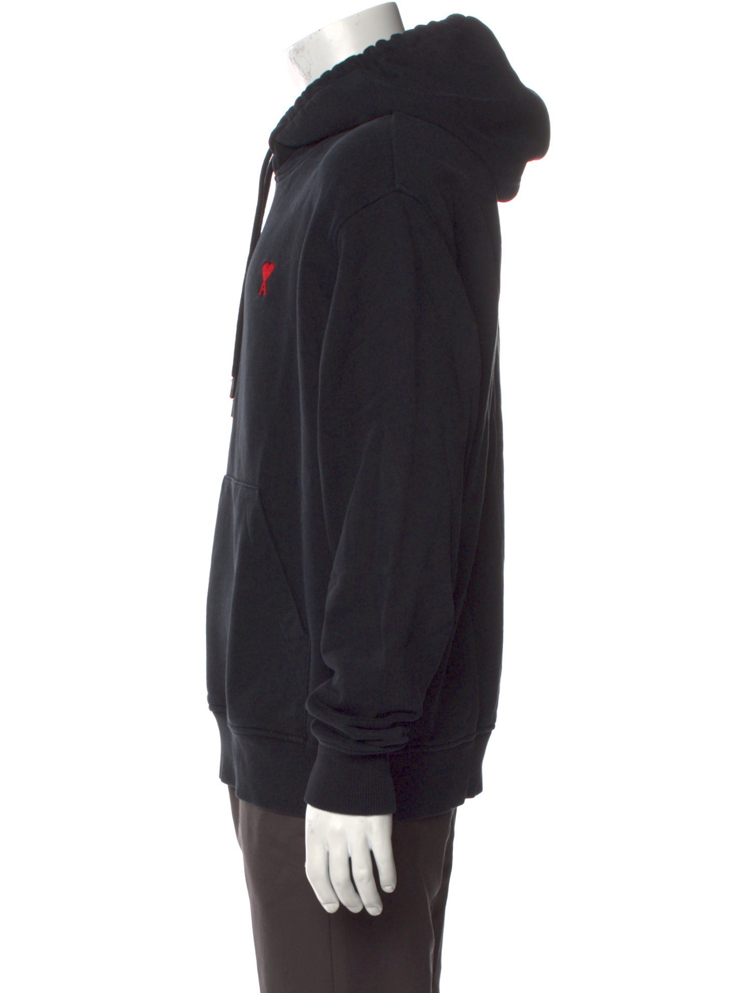 AMI Alexandre Mattiussi Graphic Print Crew Neck Hoodie