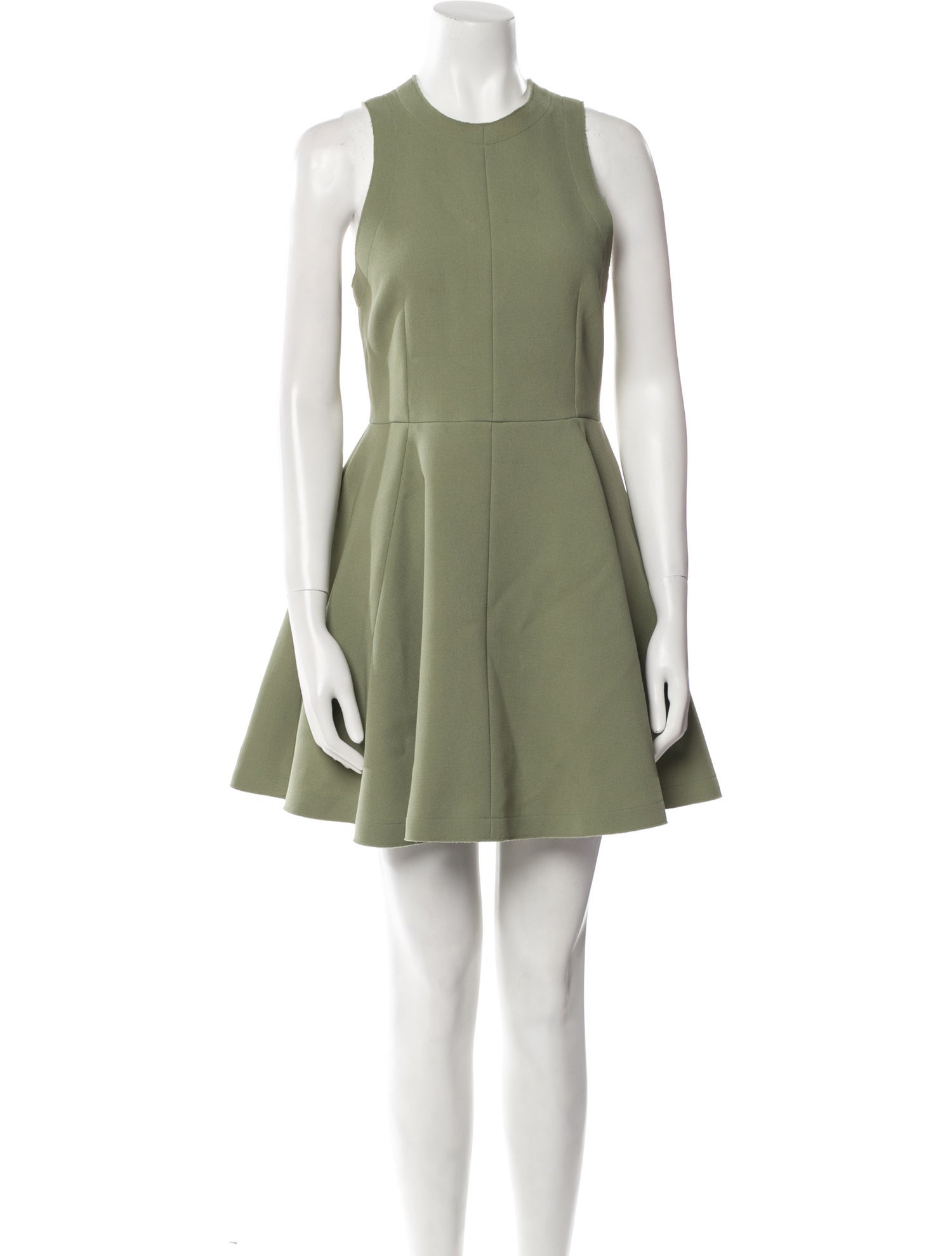 AMI Alexandre Mattiussi Virgin Wool Mini Dress