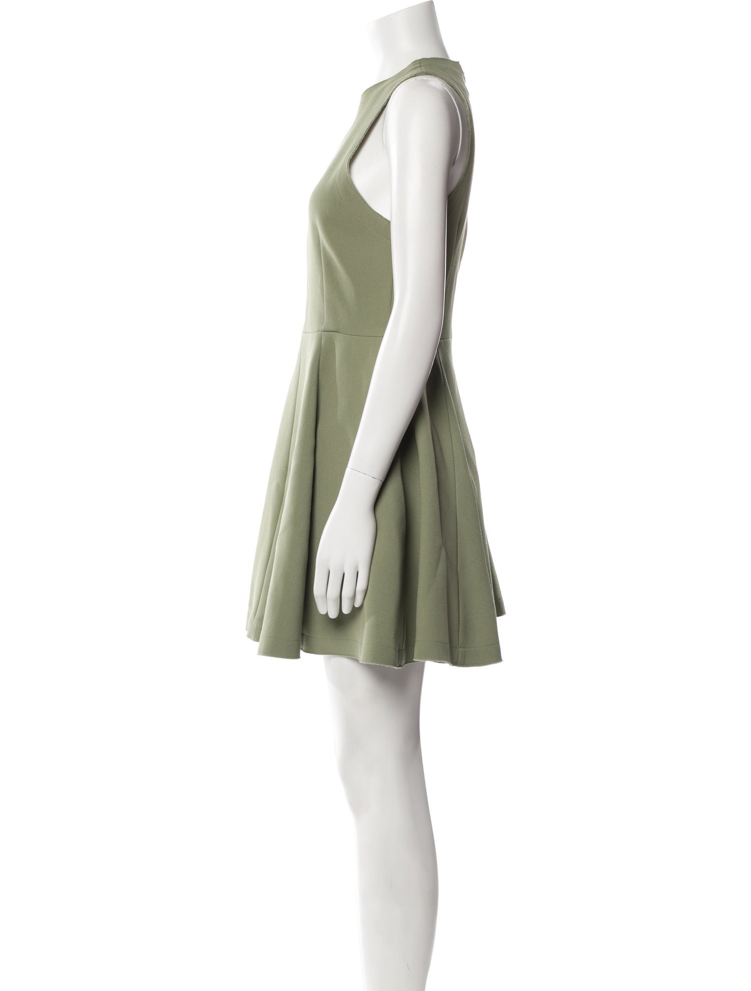 AMI Alexandre Mattiussi Virgin Wool Mini Dress