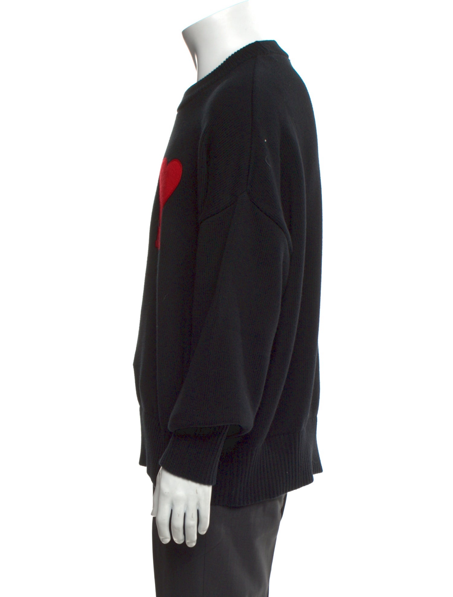 AMI Alexandre Mattiussi Graphic Print Crew Neck Pullover