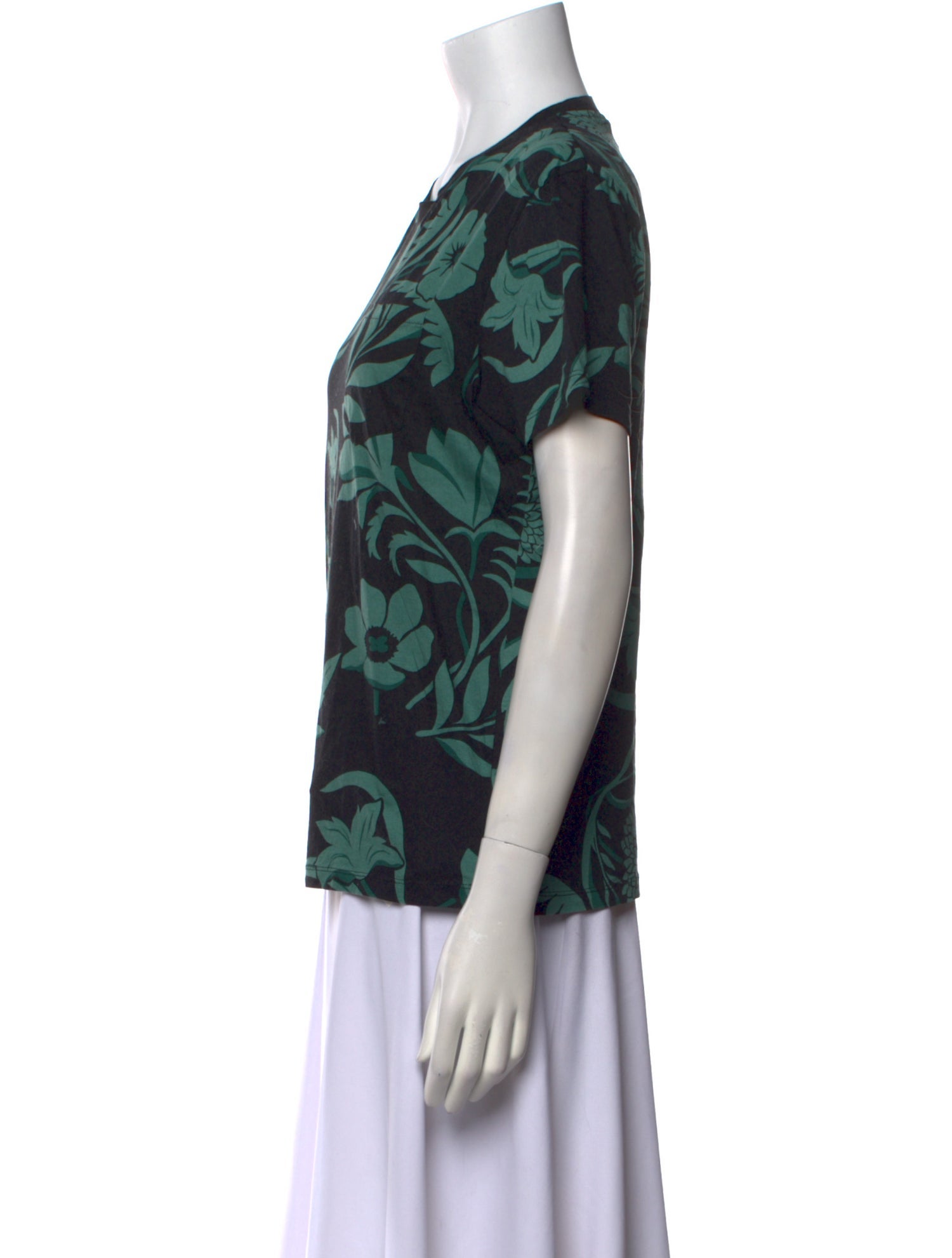 AMI Alexandre Mattiussi Printed Crew Neck T-Shirt