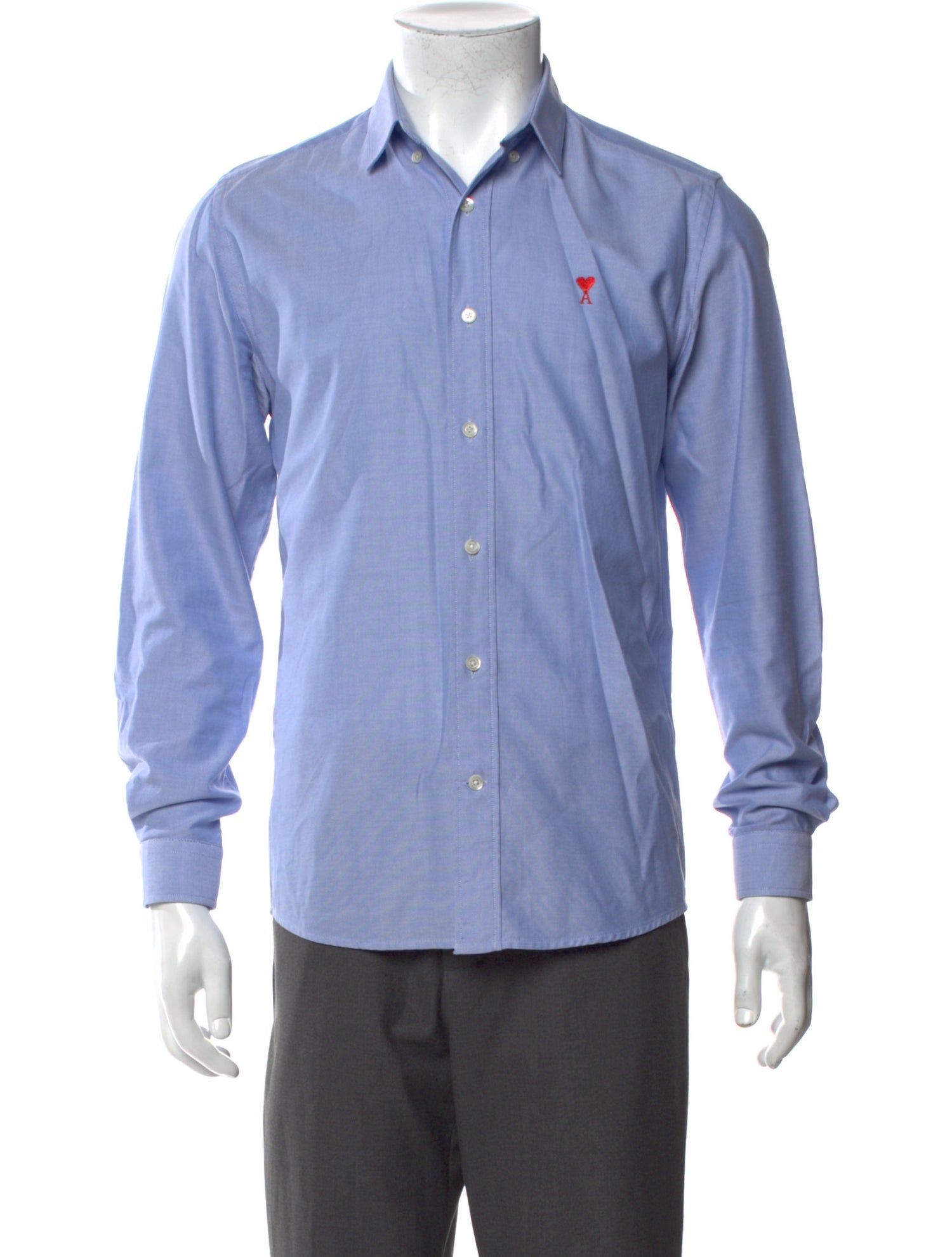 AMI Alexandre Mattiussi Long Sleeve Dress Shirt