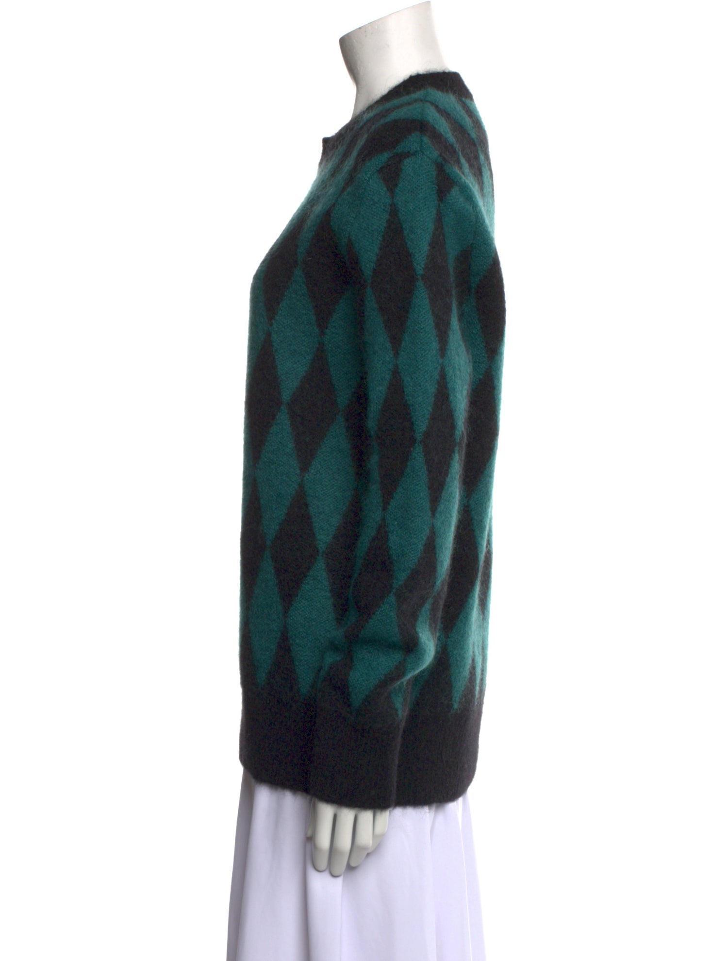 AMI Alexandre Mattiussi Mohair Printed Sweater
