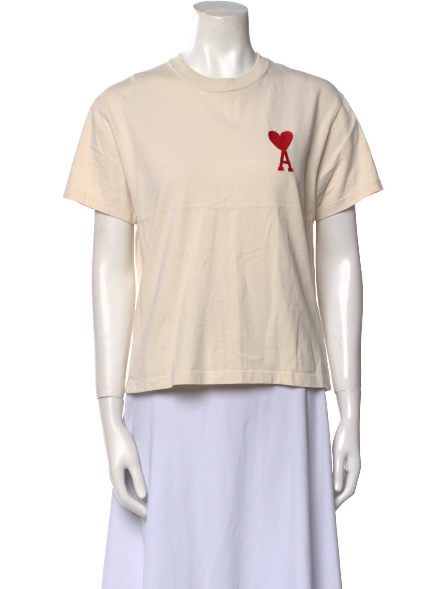 AMI Alexandre Mattiussi Graphic Print Crew Neck T-Shirt