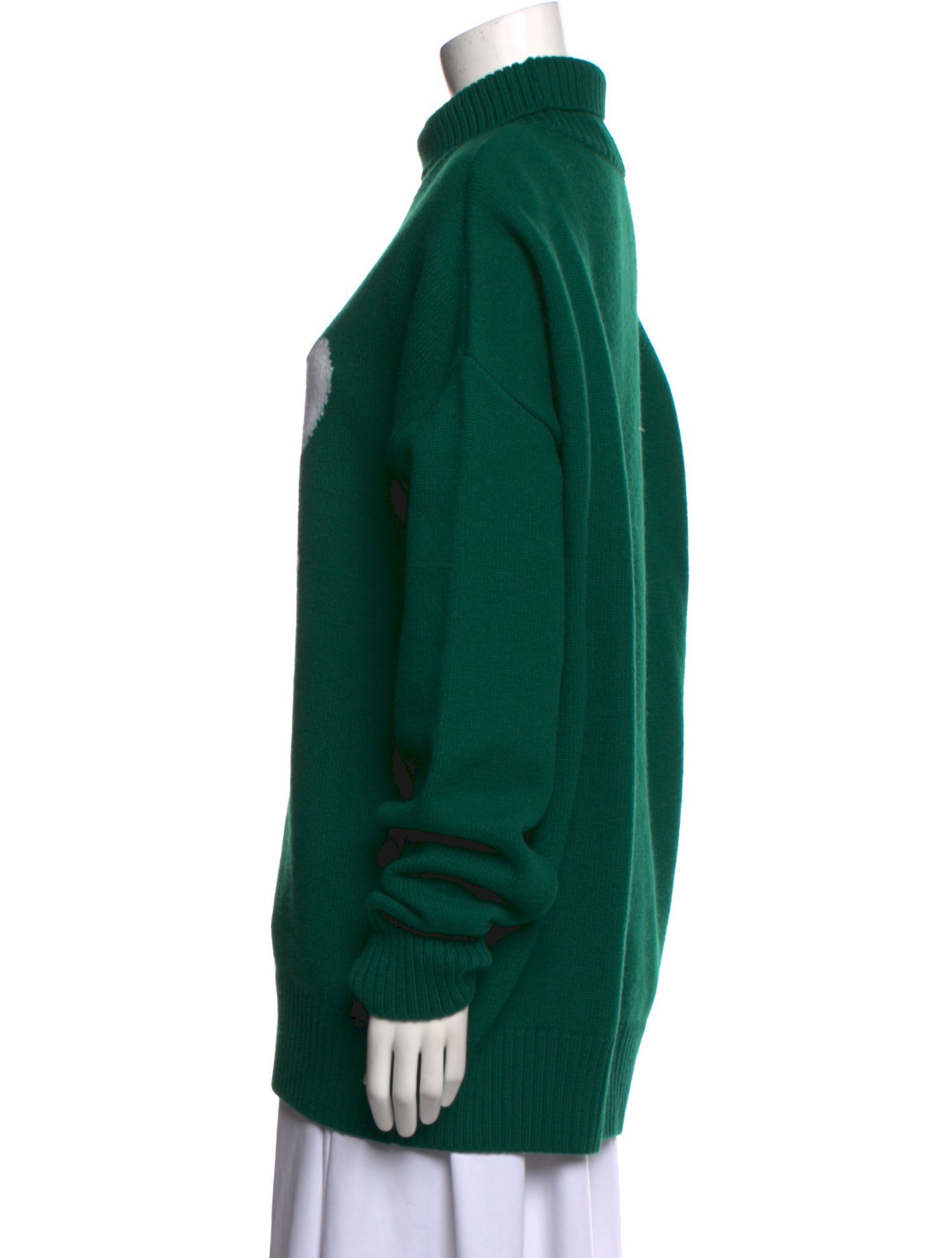 AMI Alexandre Mattiussi Virgin Wool Graphic Print Sweater