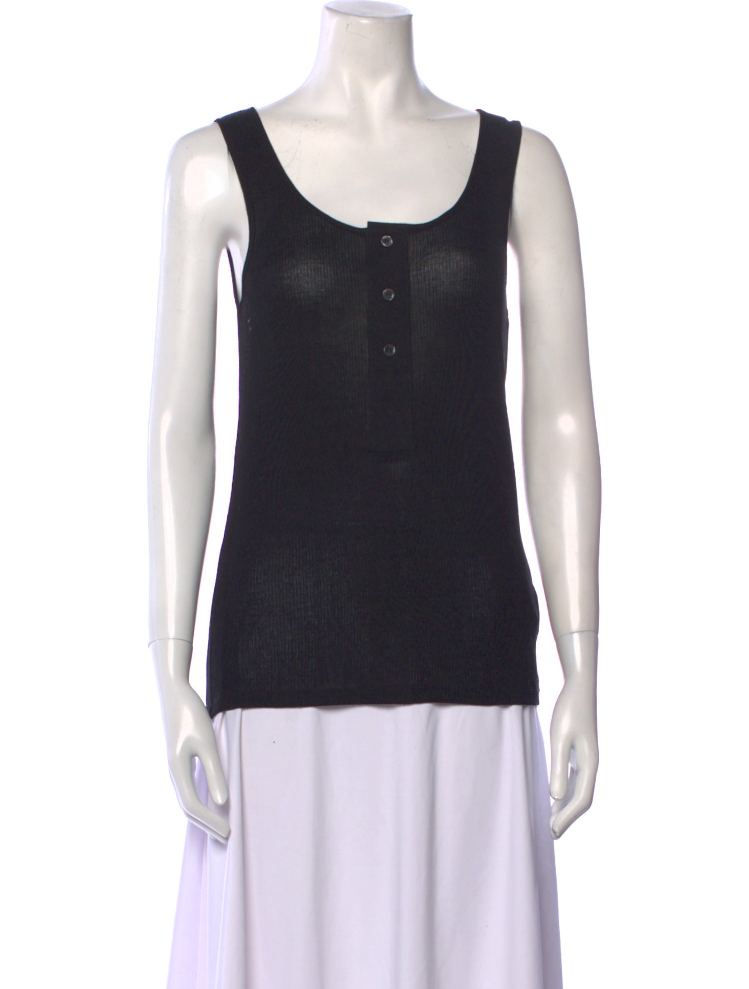 AMI Alexandre Mattiussi Scoop Neck Sleeveless Top w/ Tags