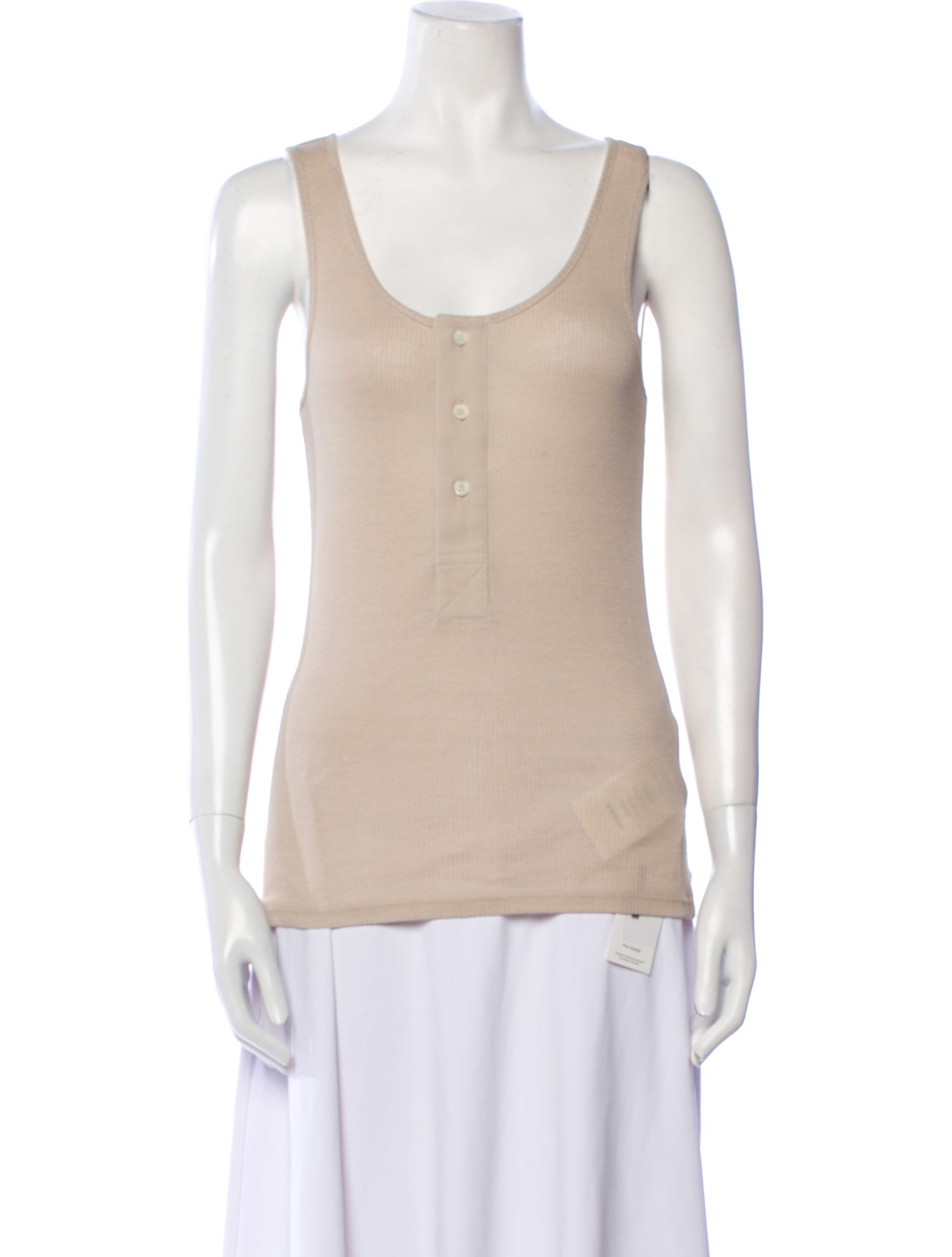 AMI Alexandre Mattiussi Scoop Neck Sleeveless Top w/ Tags