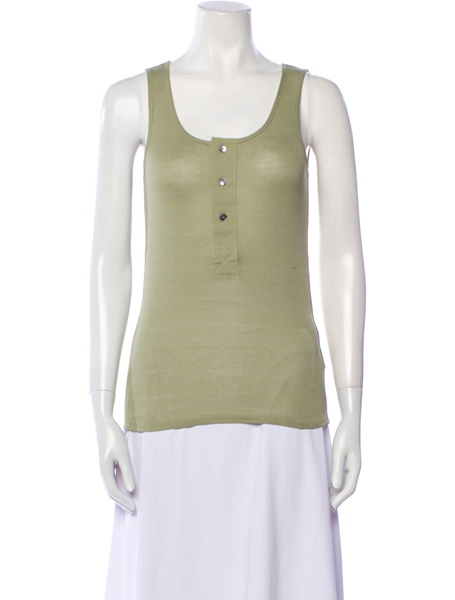 AMI Alexandre Mattiussi Scoop Neck Sleeveless Top w/ Tags