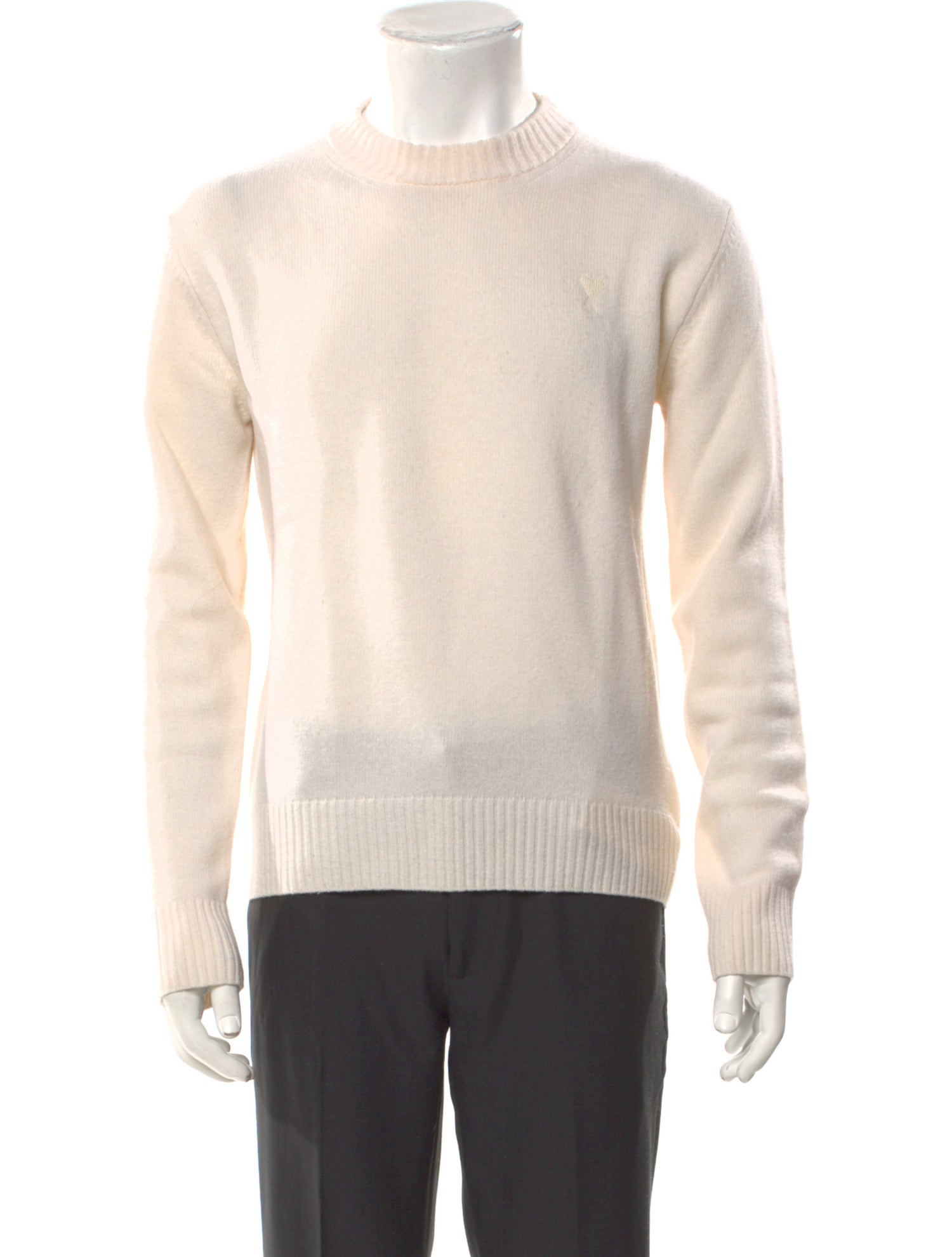AMI Alexandre Mattiussi Virgin Wool Crew Neck Pullover