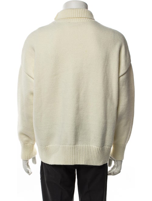 AMI Alexandre Mattiussi Merino Wool Graphic Print Pullover