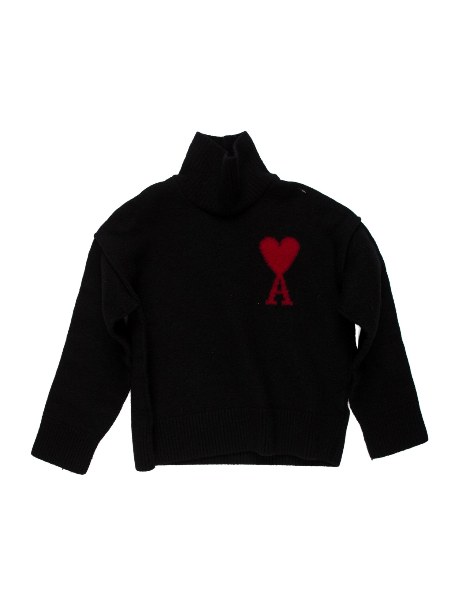 AMI Alexandre Mattiussi Virgin Wool Graphic Print Pullover