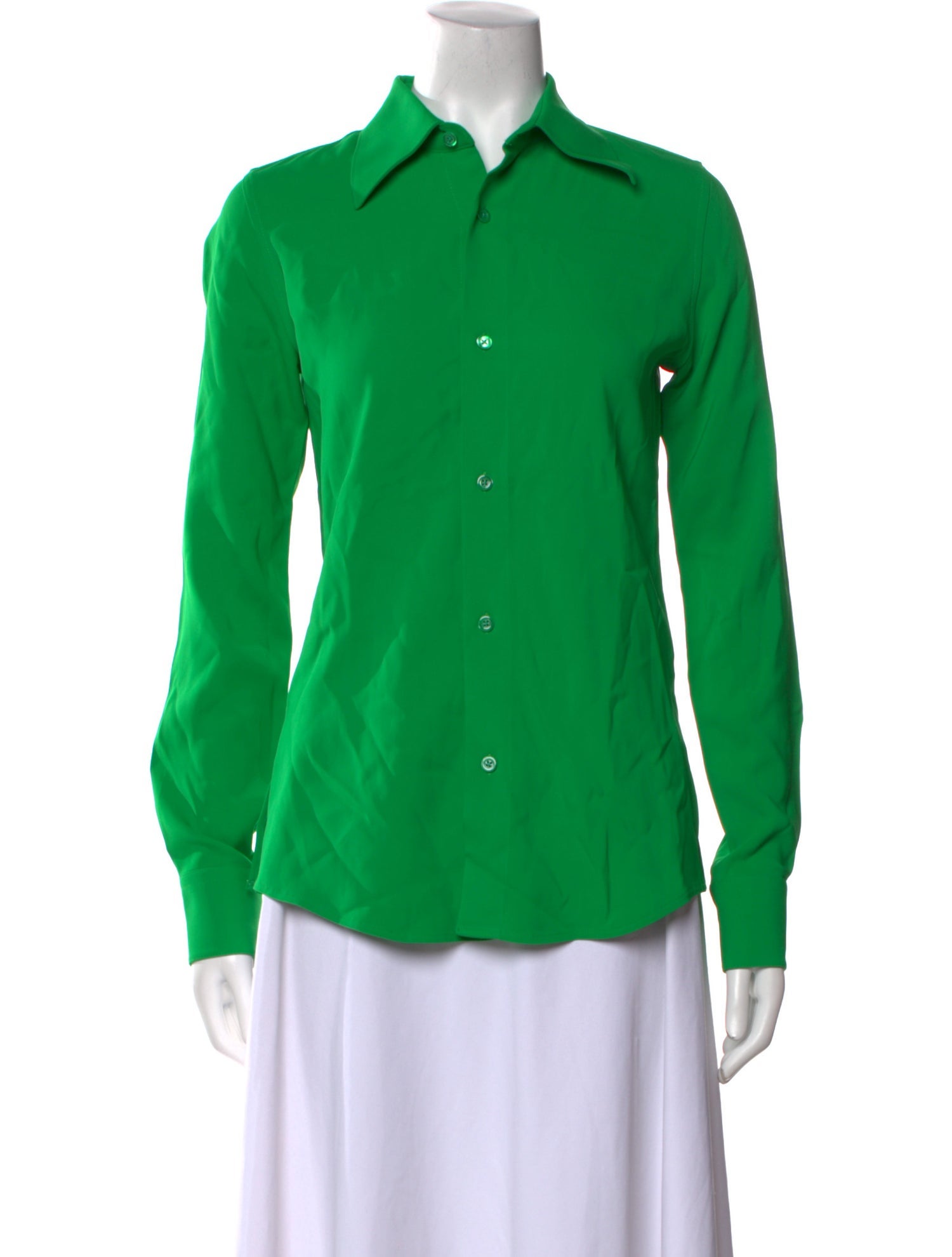 AMI Alexandre Mattiussi Long Sleeve Button-Up Top