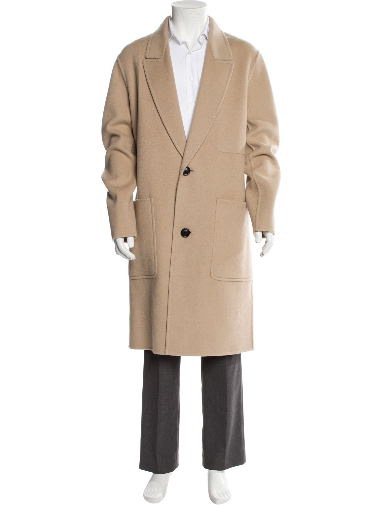 AMI Alexandre Mattiussi Wool Overcoat
