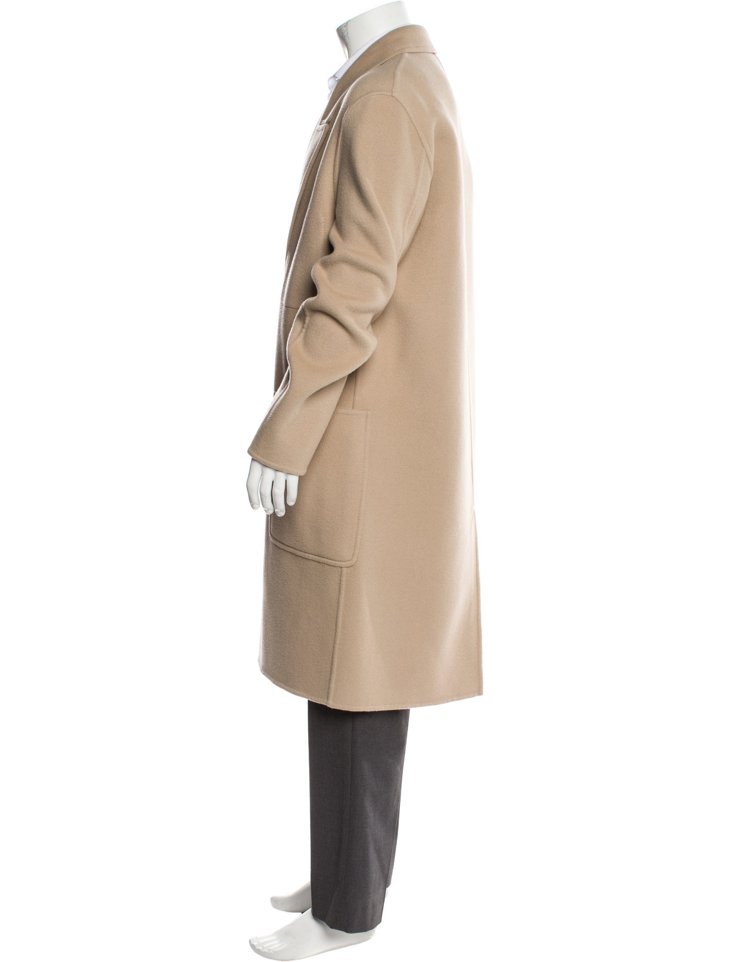 AMI Alexandre Mattiussi Wool Overcoat
