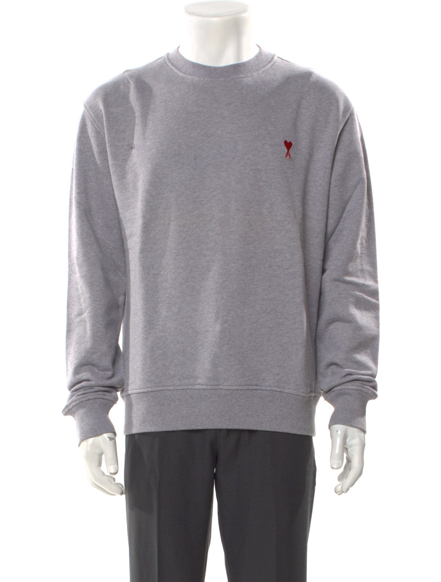 AMI Alexandre Mattiussi Crew Neck Long Sleeve Pullover