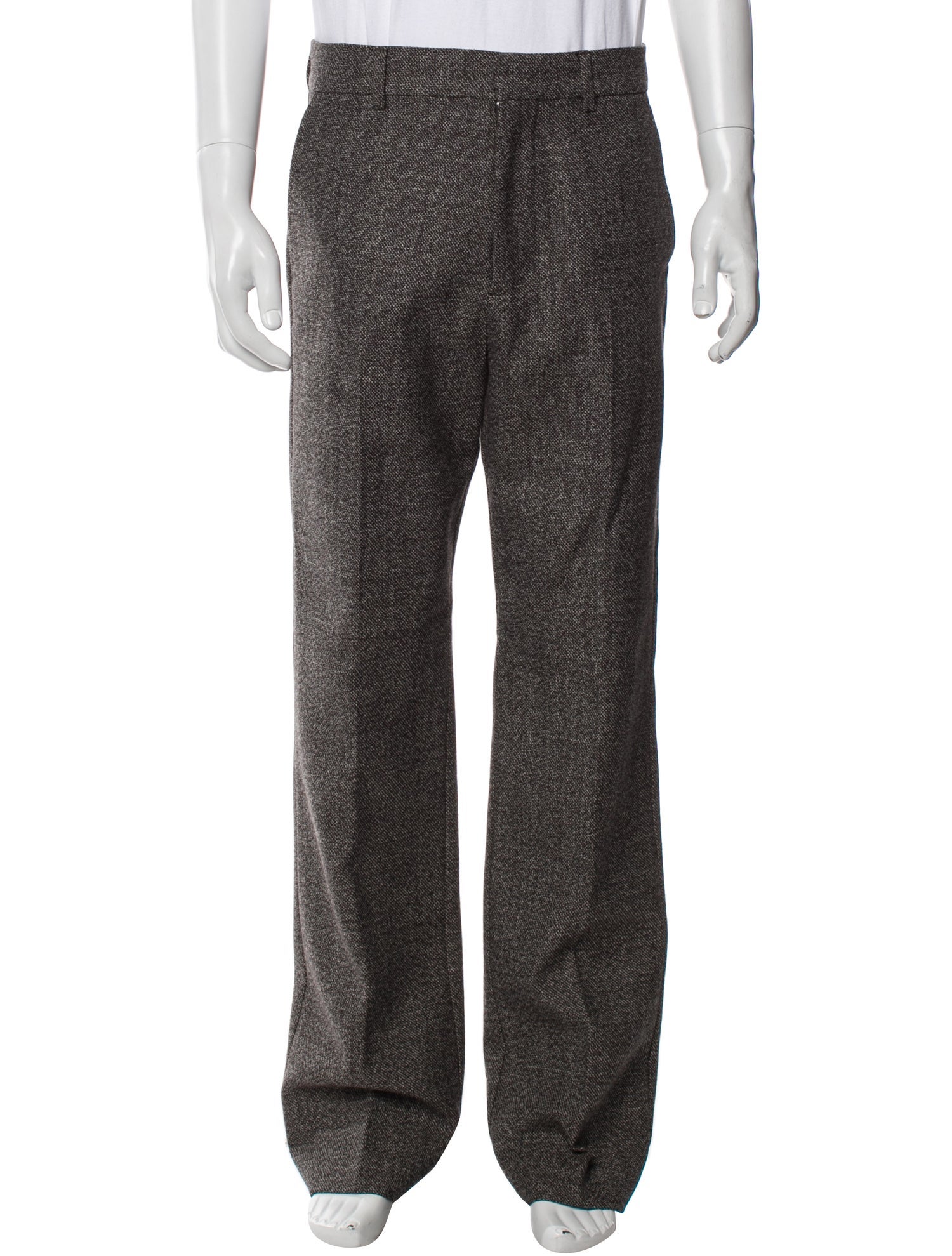 AMI Alexandre Mattiussi Tweed Pattern Pants
