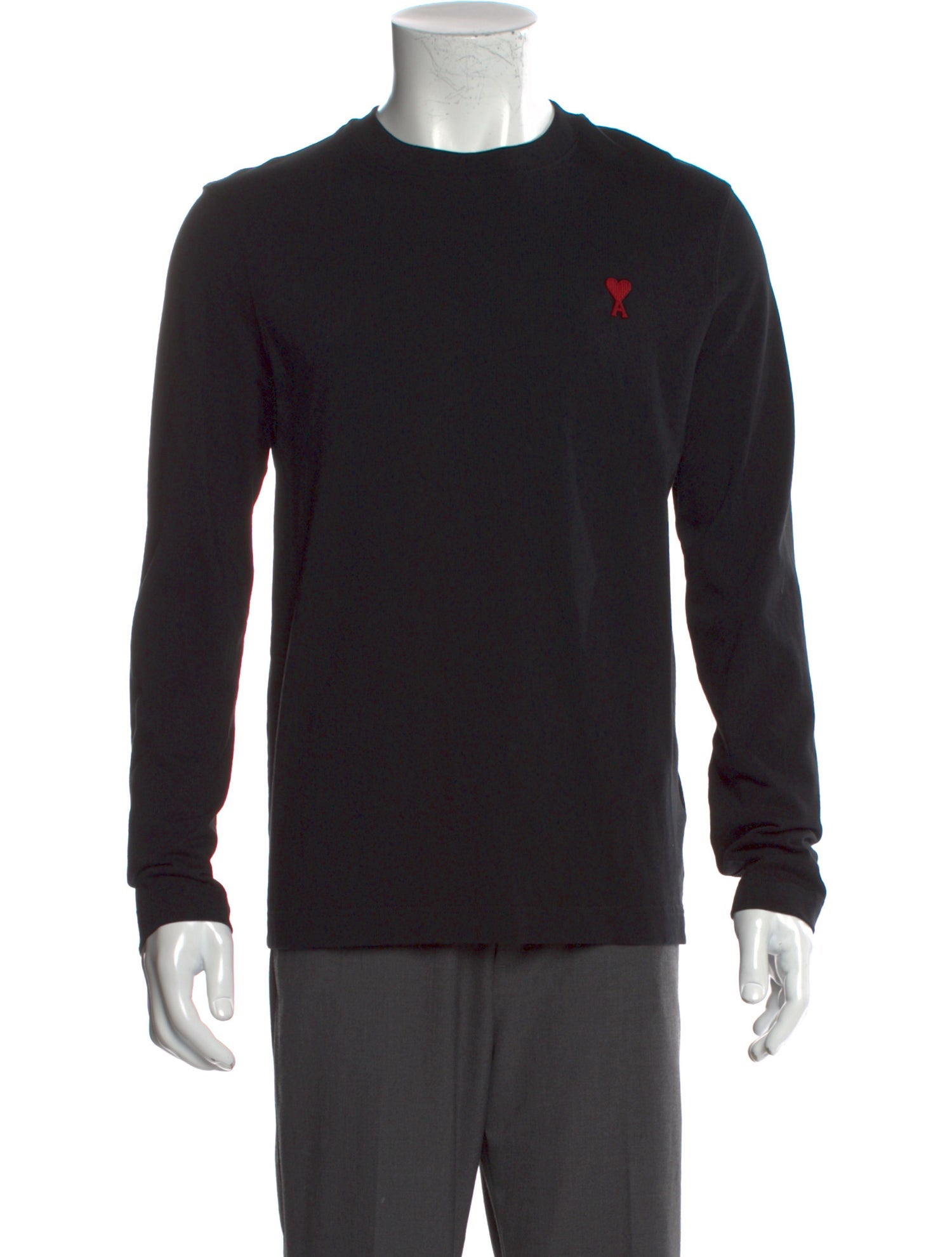 AMI Alexandre Mattiussi Graphic Print Crew Neck Pullover