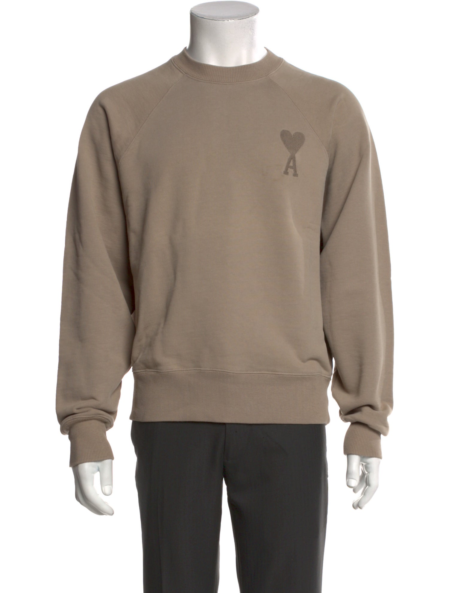 AMI Alexandre Mattiussi Graphic Print Crew Neck Sweatshirt