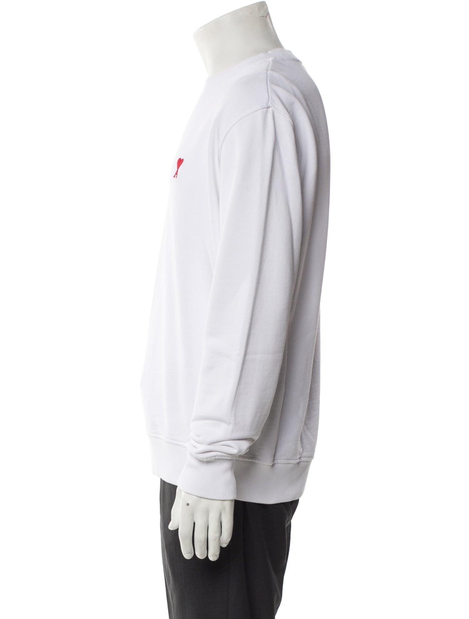 AMI Alexandre Mattiussi Graphic Print Crew Neck Pullover