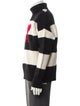 AMI Alexandre Mattiussi Virgin Wool Colorblock Pattern Pullover